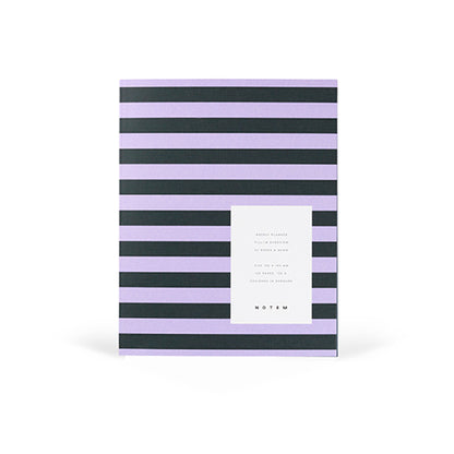 UMA WEEKLY PLANNER GREEN&ROSE STRIPES