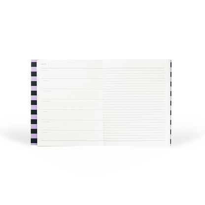 UMA WEEKLY PLANNER GREEN&ROSE STRIPES