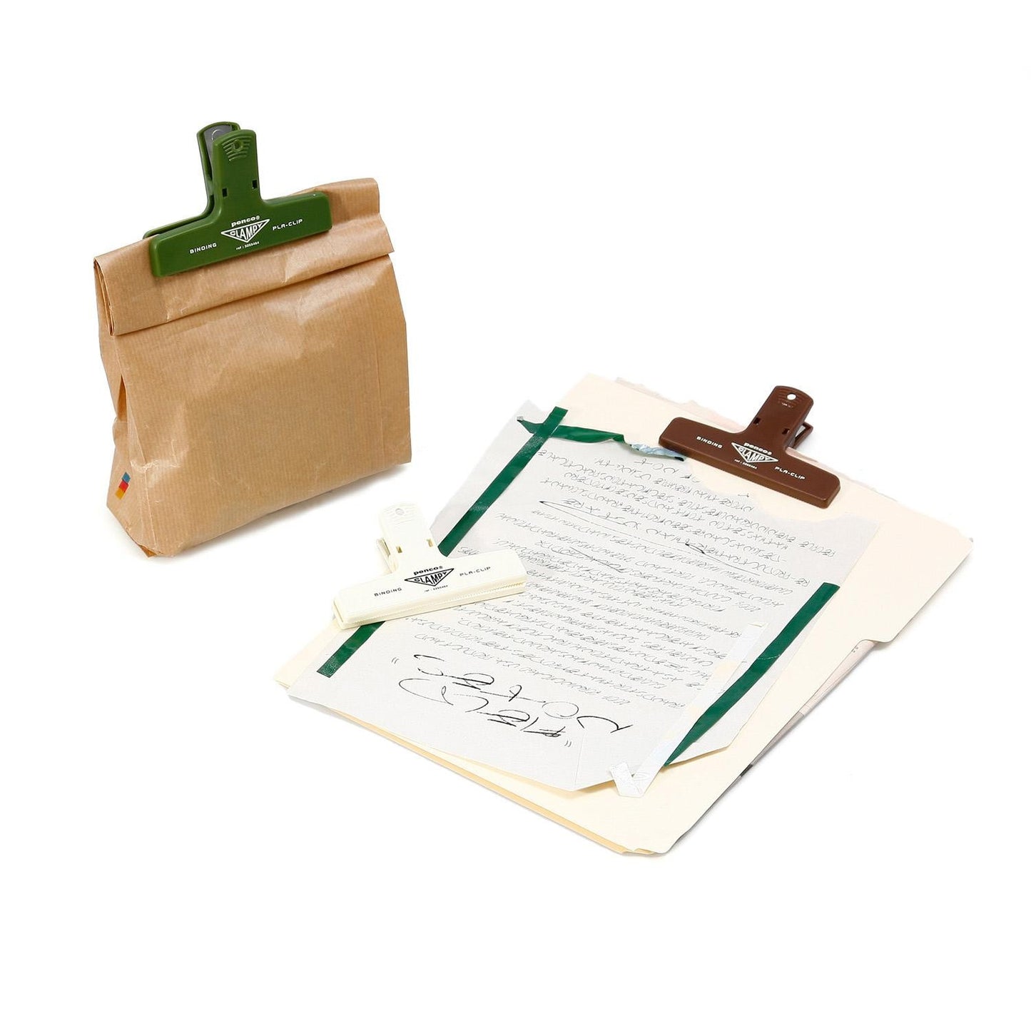 PLASTIC CLIP VERDE PENCO