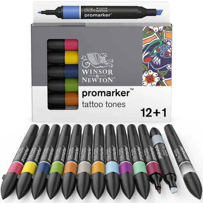 PROMARKER TATTOO SET X12 - Winsor & Newton