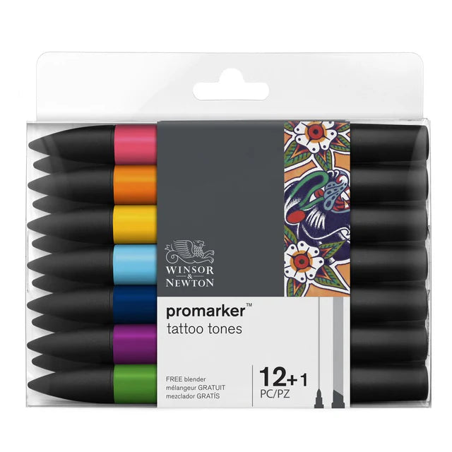 PROMARKER TATTOO SET X12 - Winsor & Newton