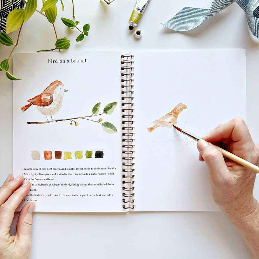 QUADERNO DA COLORARE AD ACQUERELLO A TEMA ANIMALI