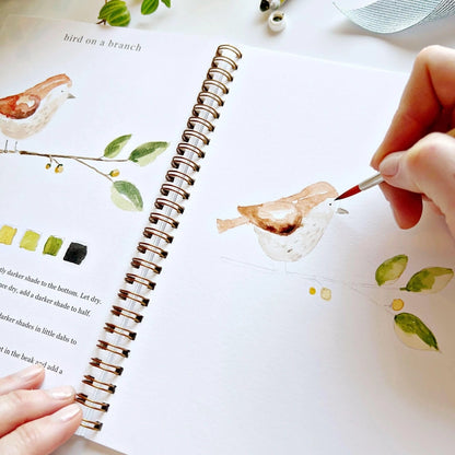 QUADERNO DA COLORARE AD ACQUERELLO A TEMA ANIMALI
