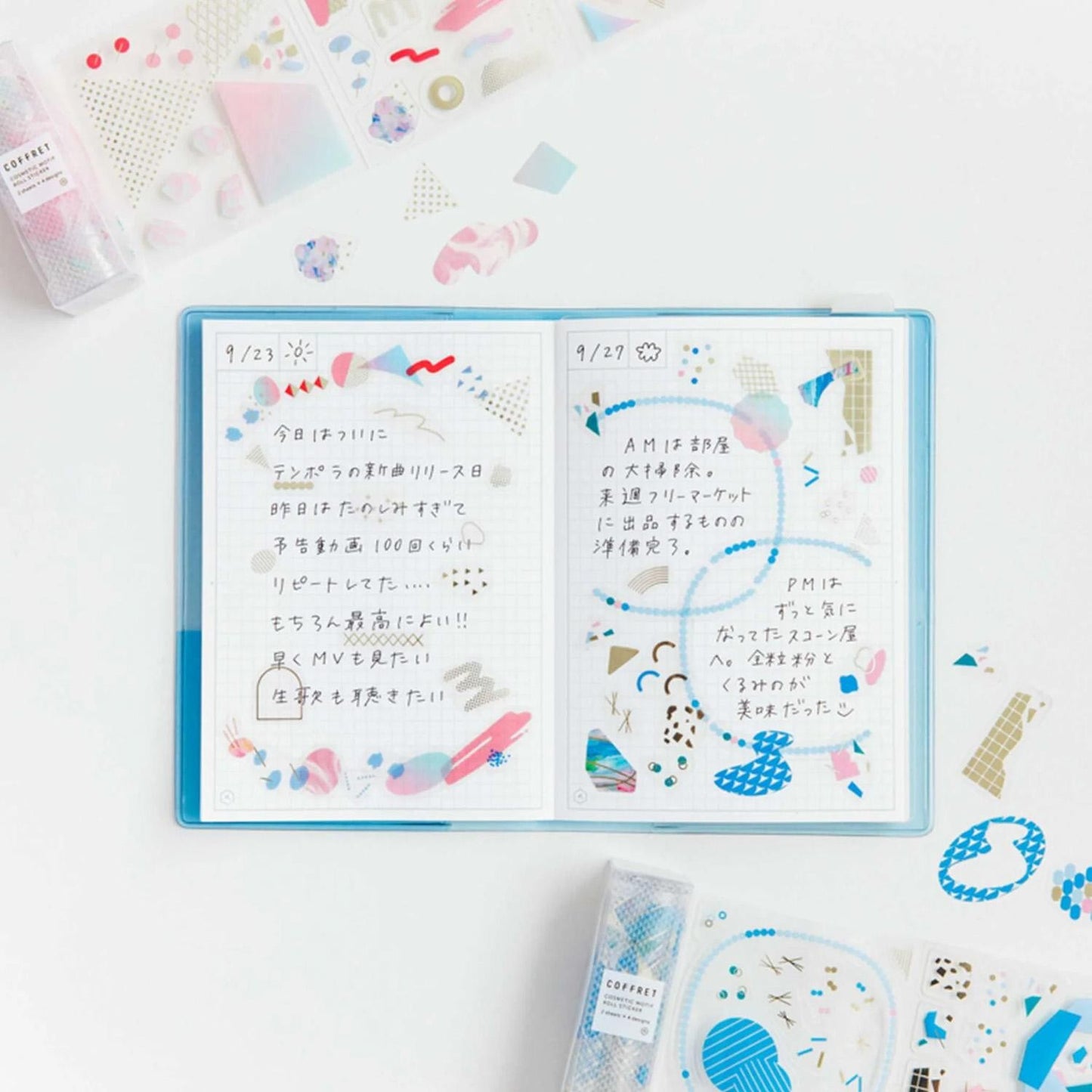 ROLL STICKER LAGOON BLUE