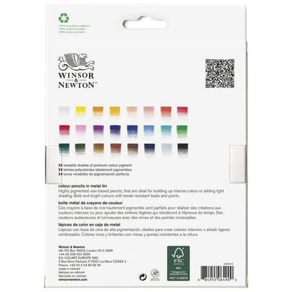 SET 24 MATITE COLORATE - Winsor & Newton