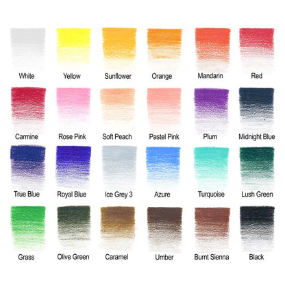 SET 24 MATITE COLORATE - Winsor & Newton