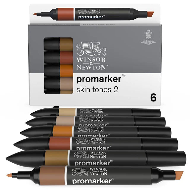 PROMARKER 6 SKIN TONES SET 2 - Winsor & Newton