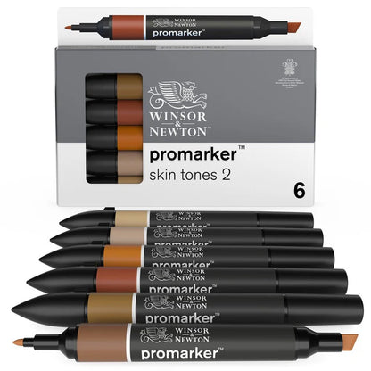 PROMARKER 6 SKIN TONES SET 2 - Winsor & Newton