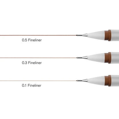 SET FINLINER "SEPPIA" - WINSOR & NEWTON