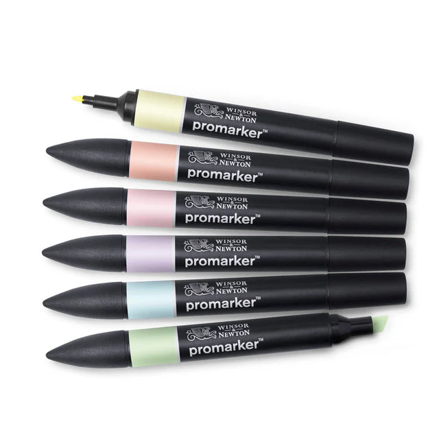 PROMARKER SET 6 COLORI PASTELLO - Winsor & Newton