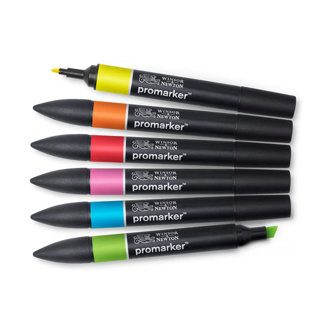 PROMARKER SET 6 VIBRANT TONES - Winsor & Newton