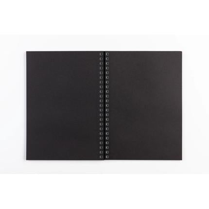 SKETCHBOOK GOLDLINE NERO SPIRALATO A4