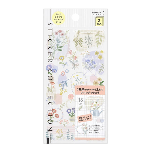 STICKER FLOWER MIDORI