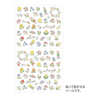STICKER WILD FLOWER MIDORI