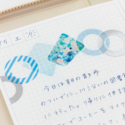 FILM STICKER CIRCLE LAGOON BLUE
