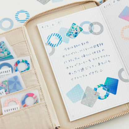 FILM STICKER CIRCLE LAGOON BLUE