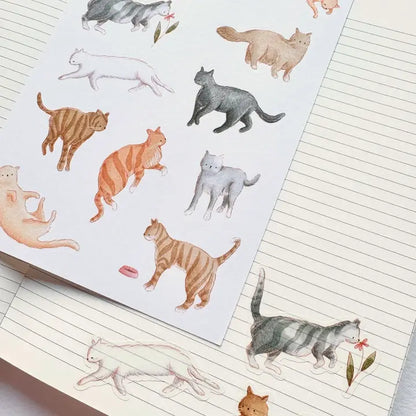 STICKERS "AMO I GATTI"