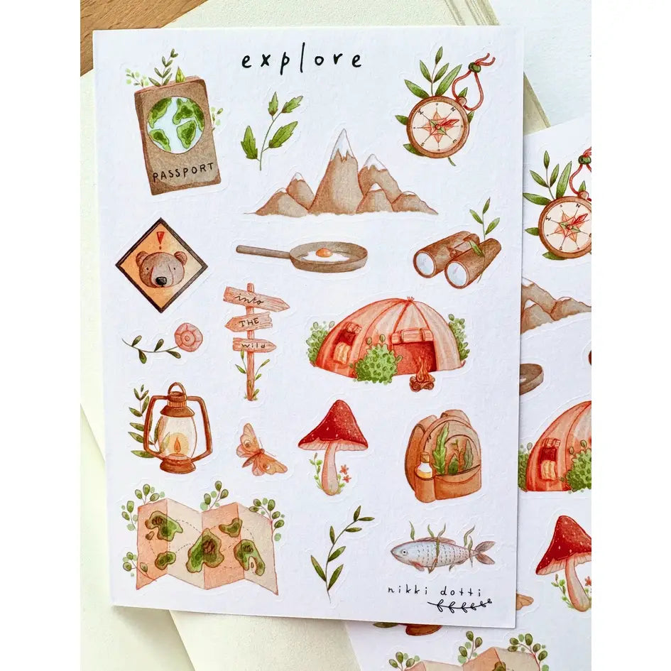 STICKERS "EXPLORE"