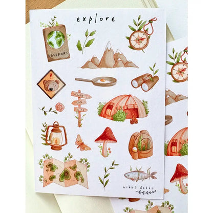 STICKERS "EXPLORE"