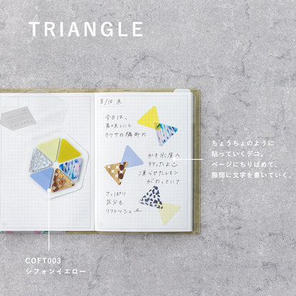 FILM STICKER TRIANGLE CHIFFON