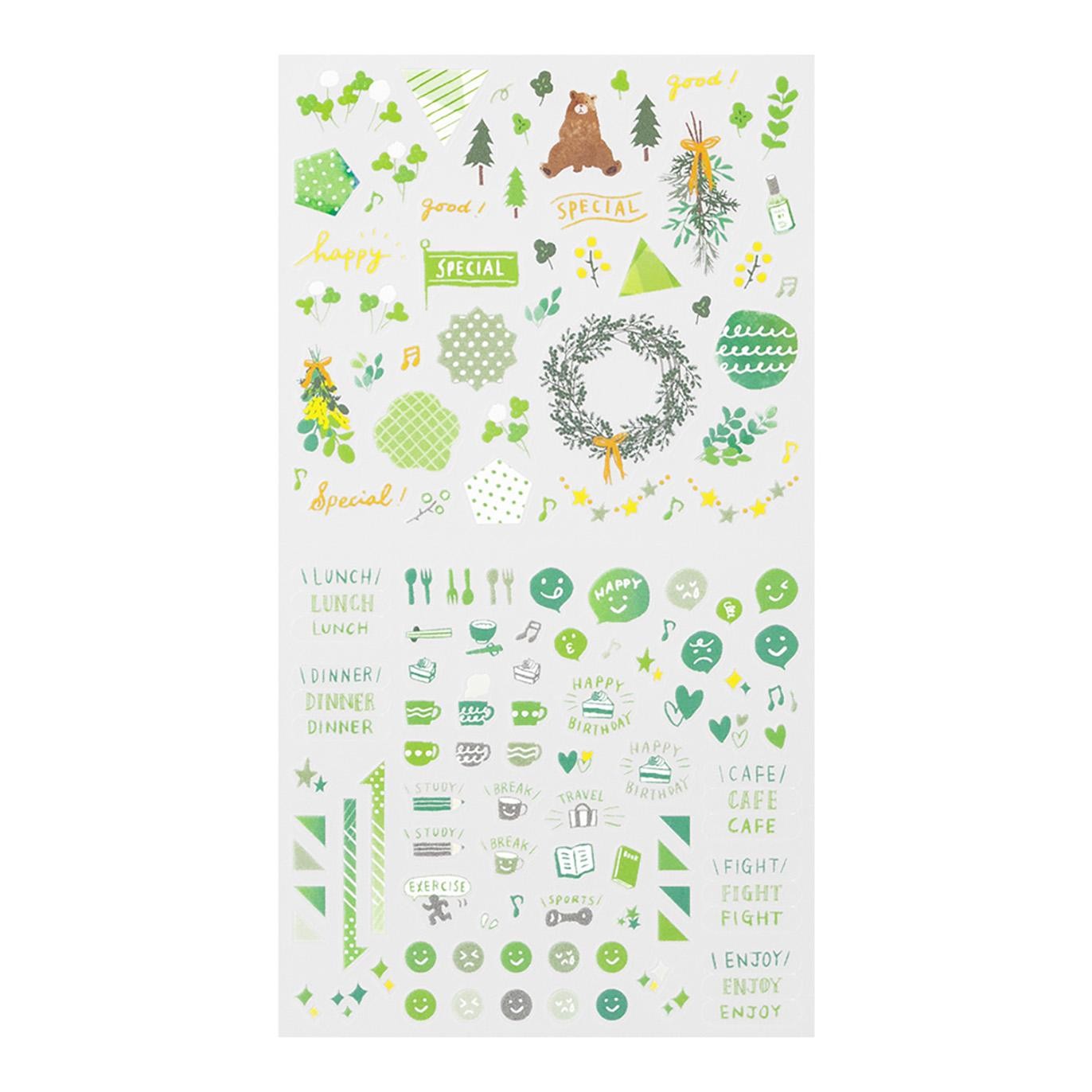 STICKER GREEN MIDORI