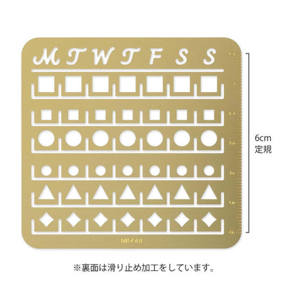 STENCIL CALENDARIO M