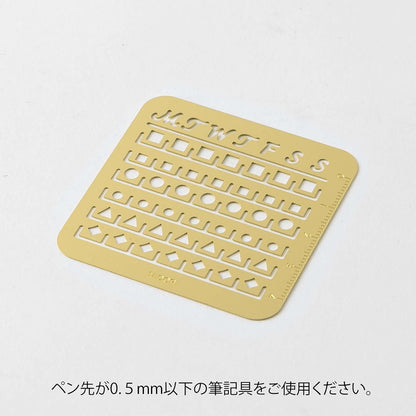 STENCIL CALENDARIO S