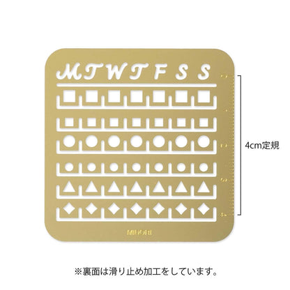 STENCIL CALENDARIO S