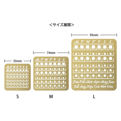 STENCIL CALENDARIO S