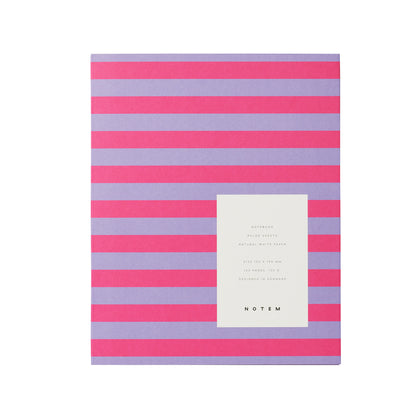QUADERNO UMA MEDIUM LAVANDER STRIPE