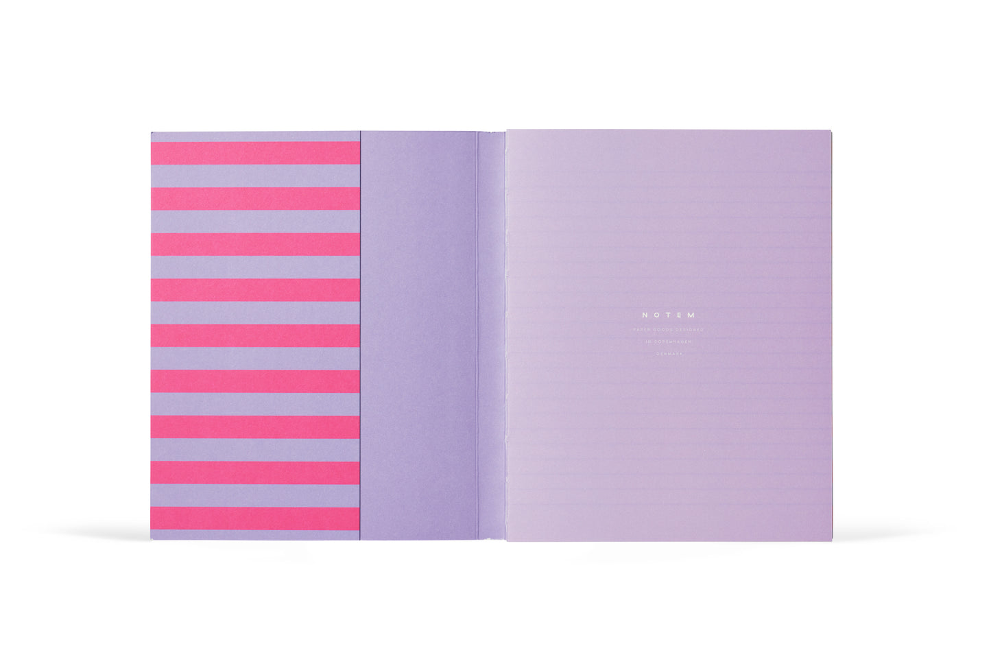 QUADERNO UMA MEDIUM LAVANDER STRIPE