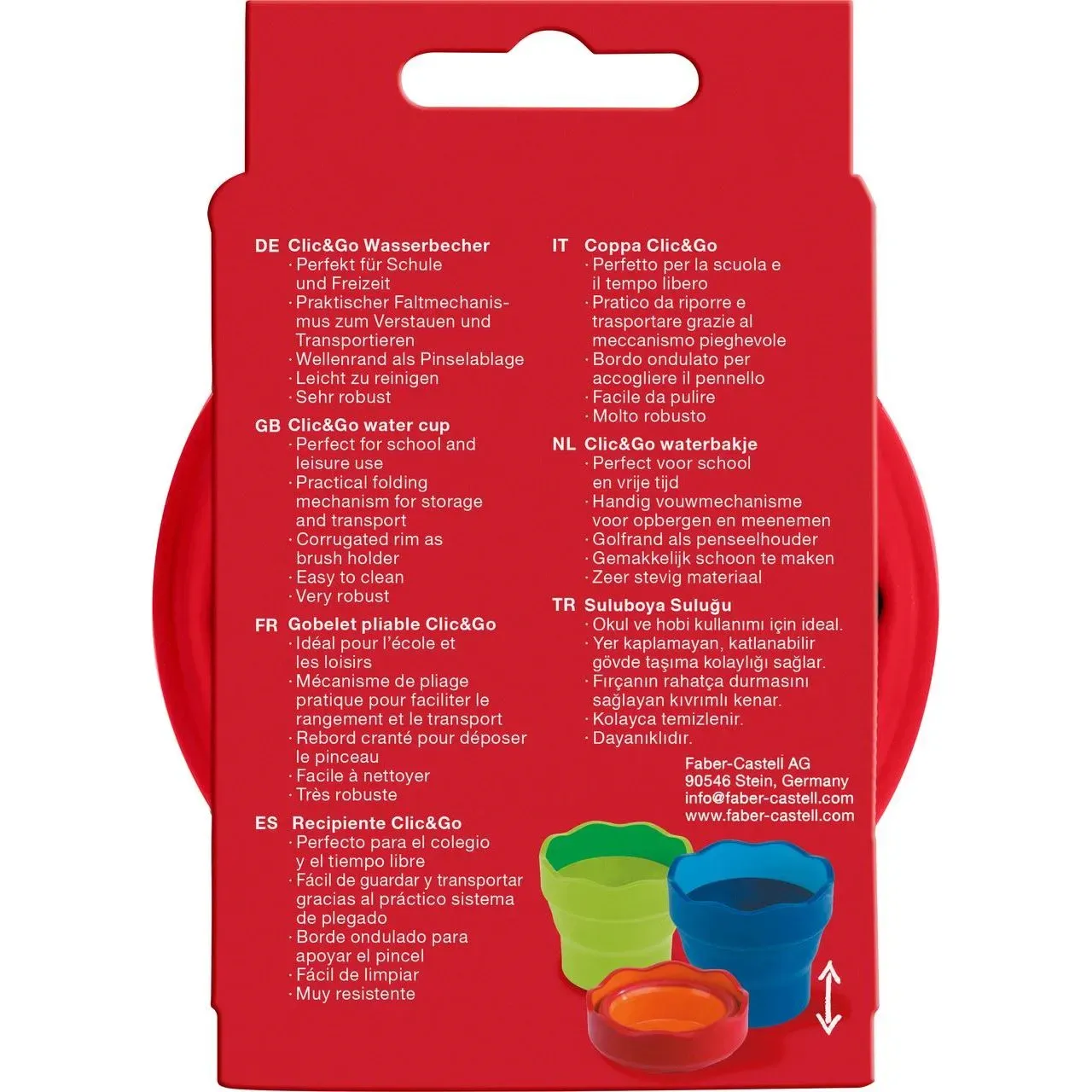 VASCHETTA CLIC & GO - rosso