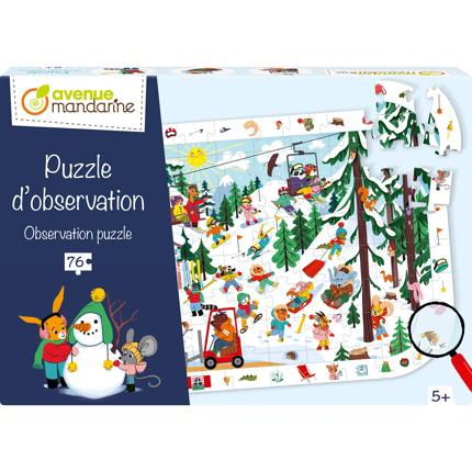 PUZZLE DI OSSERVAZIONE "VITA MONTAGNIA"