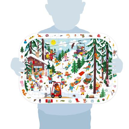 PUZZLE DI OSSERVAZIONE "VITA MONTAGNIA"