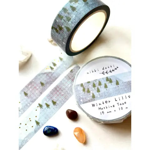 NASTRO WASHI TAPE "WINTER HILL"
