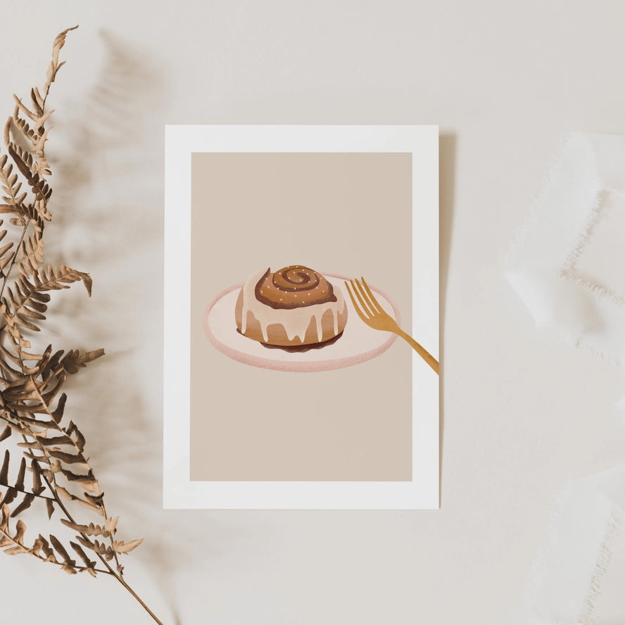 BIGLIETTO ARTISTICO CINNAMON ROLL TILDA & THEO