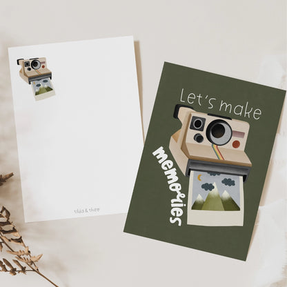 BIGLIETTO ARTISTICO POLAROID TILDA & THEO
