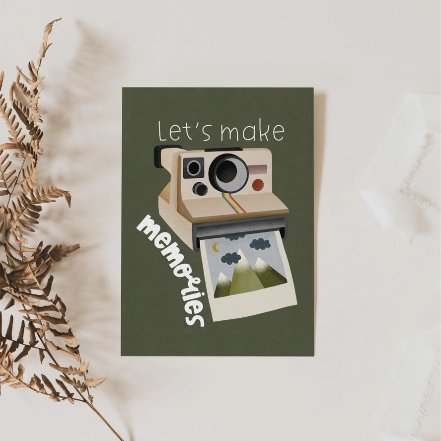 BIGLIETTO ARTISTICO POLAROID TILDA & THEO