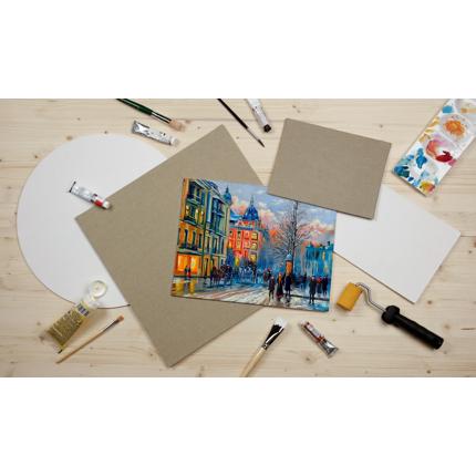 CARTONE TELATO MARRONE (30 X 24 CM)