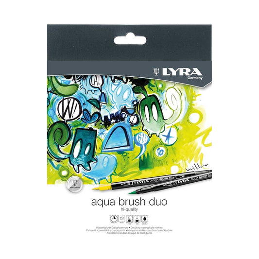 SET 12 PENNARELLI ACQUA BRUSH LYRA