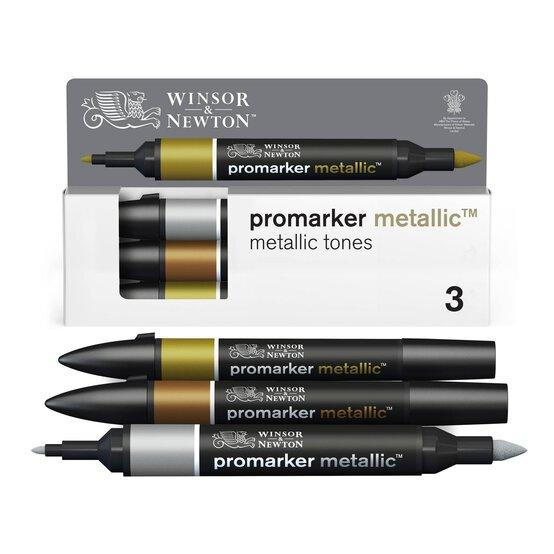 PROMARKER SET METALLIZZATI 3 PZ.