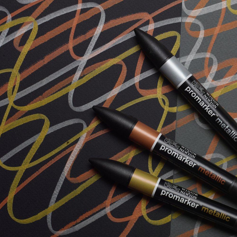 PROMARKER SET METALLIZZATI 3 PZ.