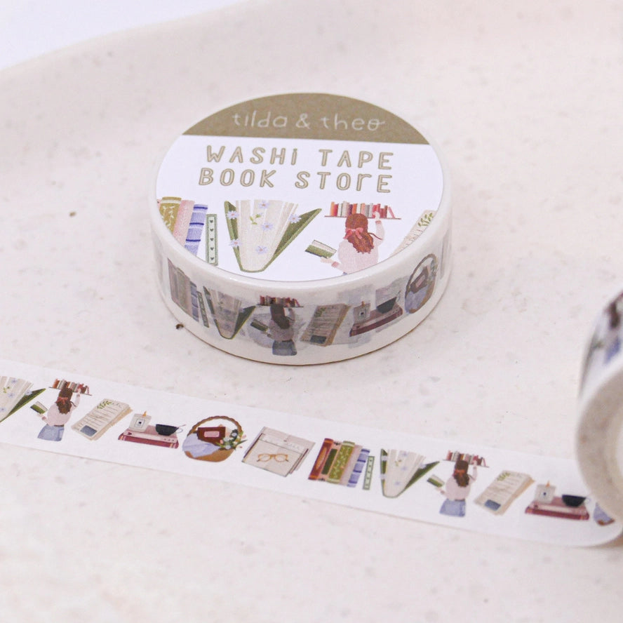 WASHI TAPE READING BOOKS TILDA & THEO