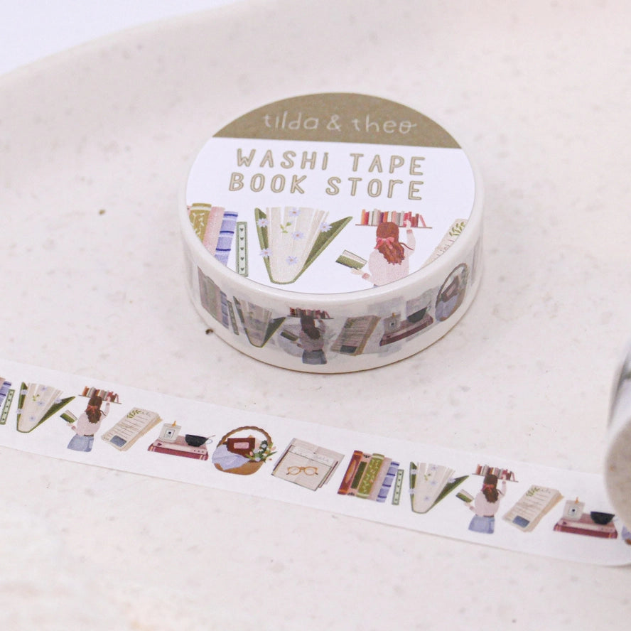 WASHI TAPE READING BOOKS TILDA & THEO