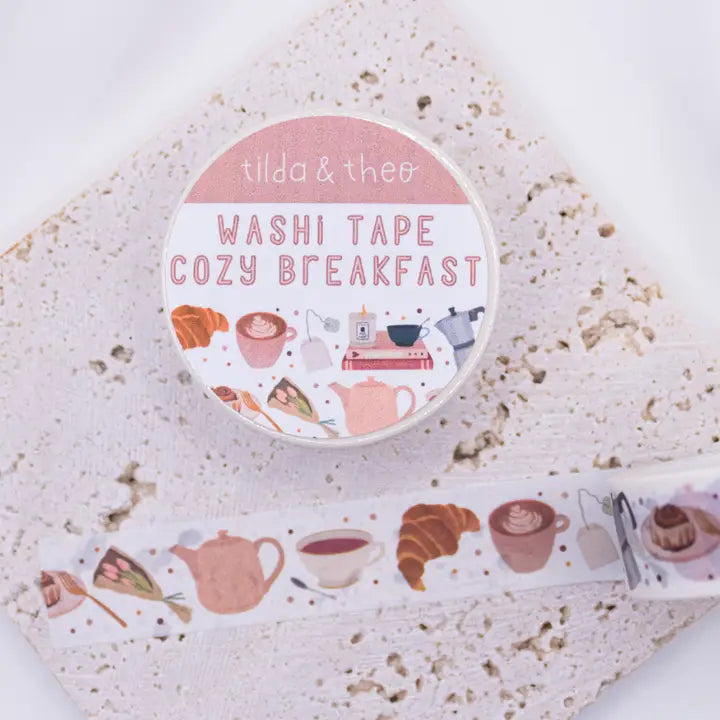 WASHI TAPE COZY BREAKFAST TILDA & THEO