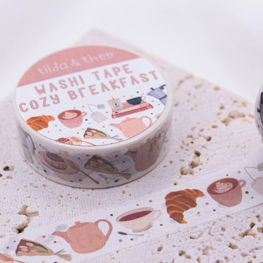 WASHI TAPE COZY BREAKFAST TILDA & THEO